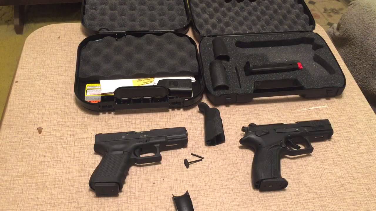 Glock 19 Gen 4 v Grand Power P1