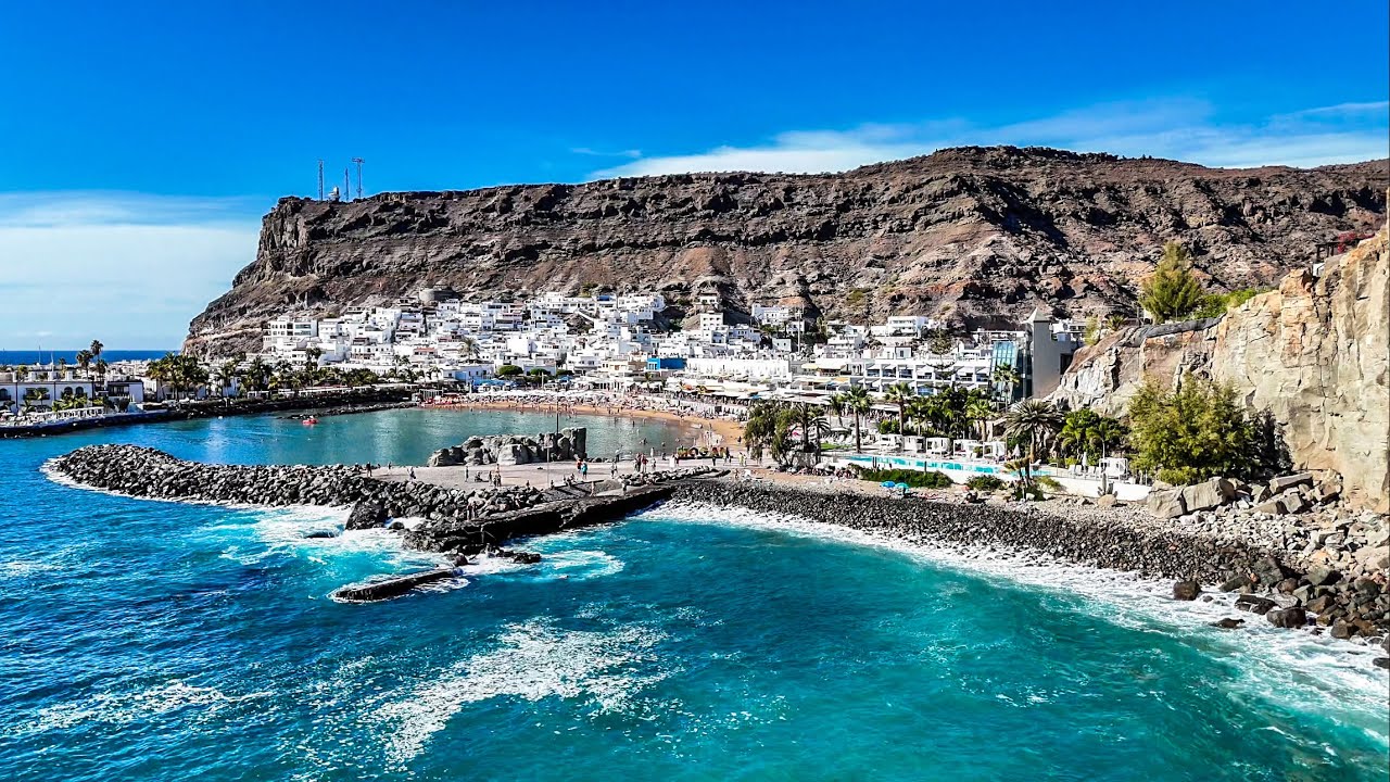 Puerto de Mog&aacute;n Gran Canaria 2024 walkthrough 4K
