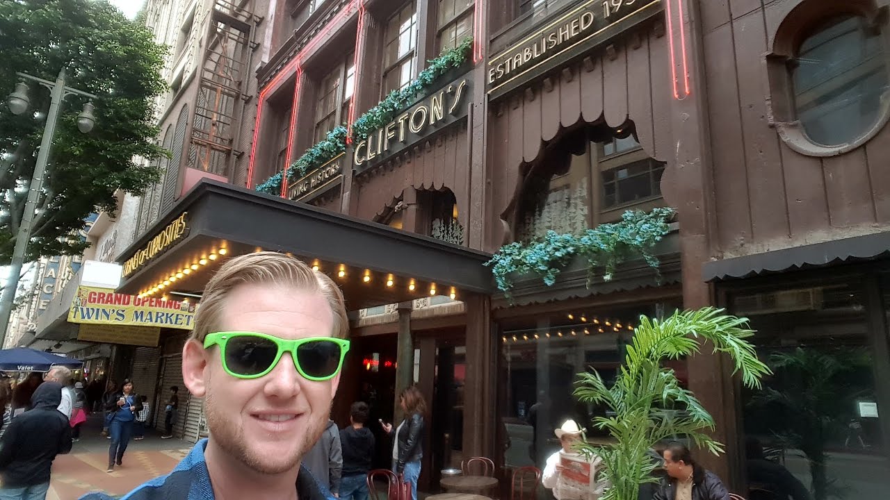 Daylife at Clifton's Cafeteria - Historic Theme Restaurant Los Angeles