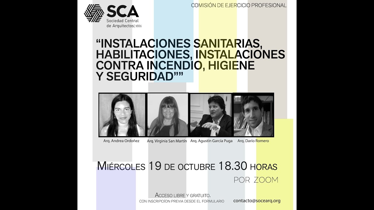 Ejercicio Profesional SCA: Inst. Sanitarias, Habilitaciones, Inst. c/ incendio, Higiene y Seguridad