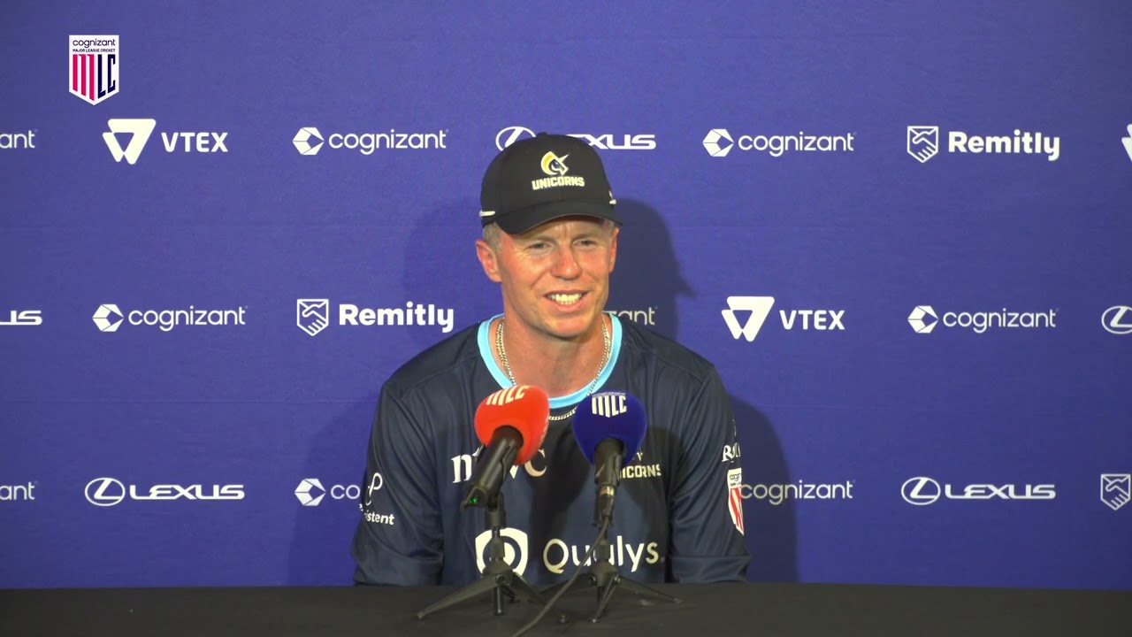 Post-game Press Conference Match 4: San Francisco Unicorns VS Texas Super Kings|Peter Siddle|