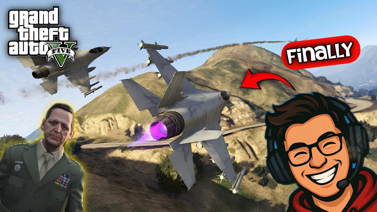 I Became Military Colonel To Steal Jet | Can I able to steal Jet | Gta 5 | Ashcharyaa 