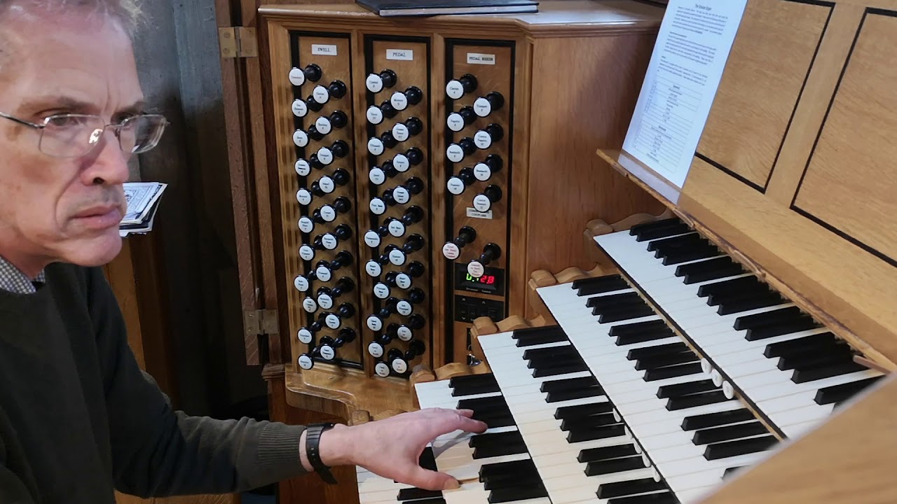 Improvisation in the style of a Baroque organ concerto