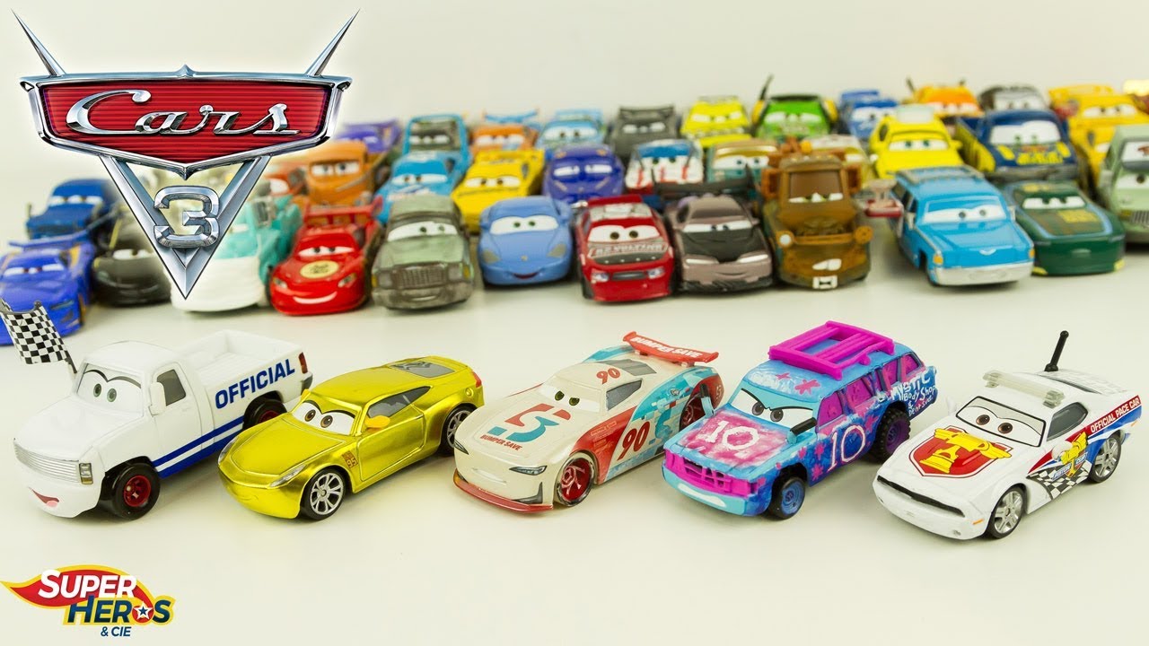5 Voitures Disney Cars Cruz Ramirez Métallique Jouets Toy Review Les Bagnoles Youtube Kids