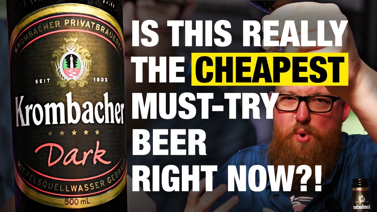 Krombacher Dark Lager: Is this ACTUALLY the BEST BEER? (For the price)