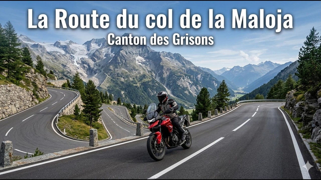 Road Trip Moto : L'incroyable montée du Col de la Maloja dans le canton des Grisons