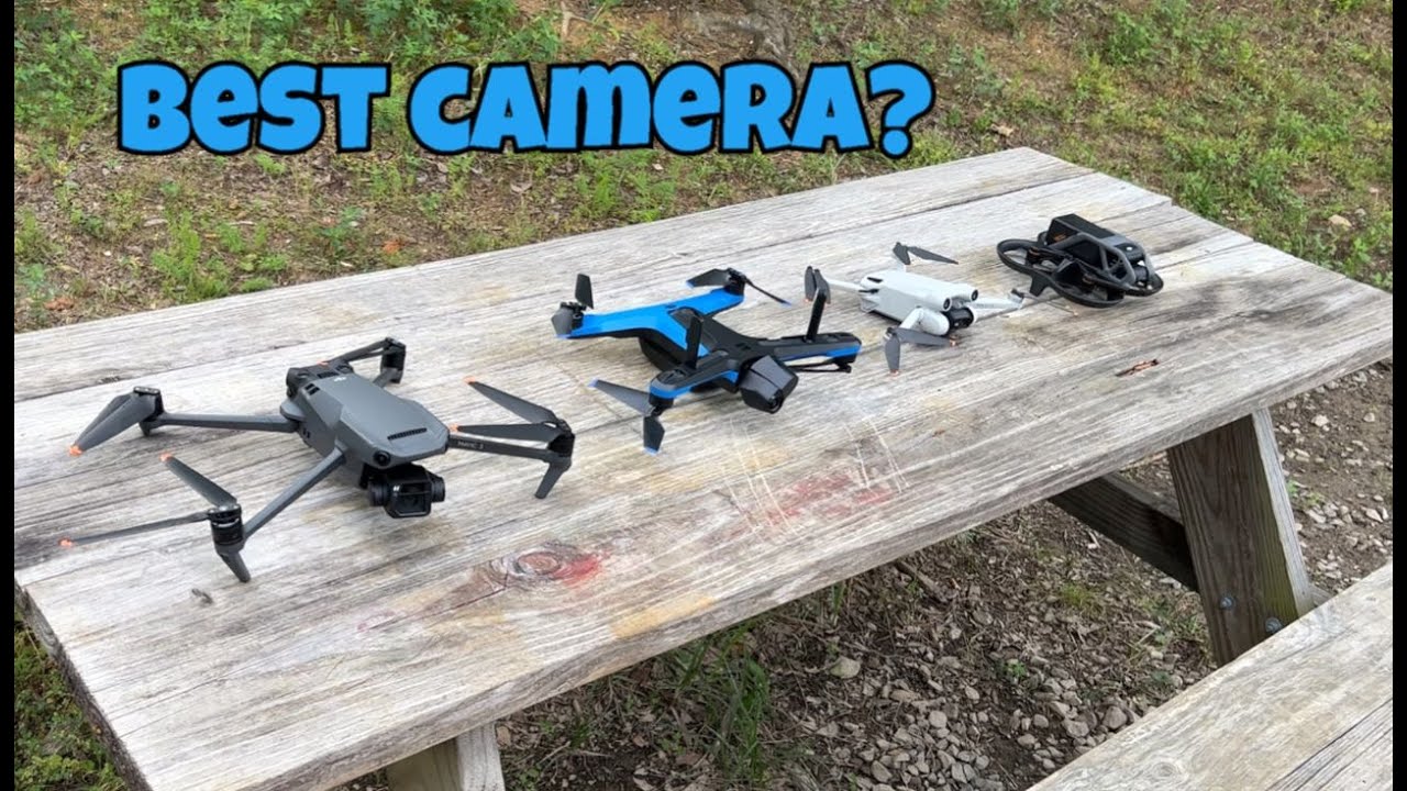 Comparing 4 cameras on drones: Mavic 3 - Mini 3 Pro - Skydio 2+ - Avata