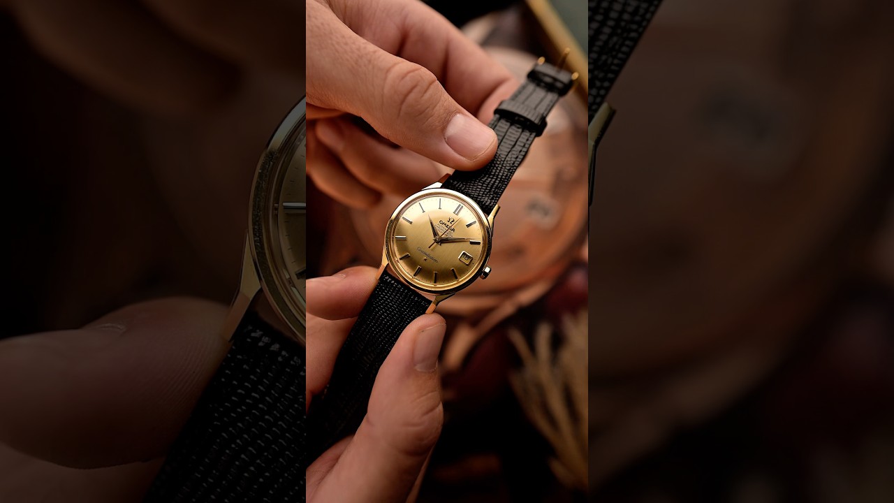 Omega Constellation 1960-х годов 168005/6 (1963) в корпусе 34 мм из 18-каратного желтого золота 🥇...