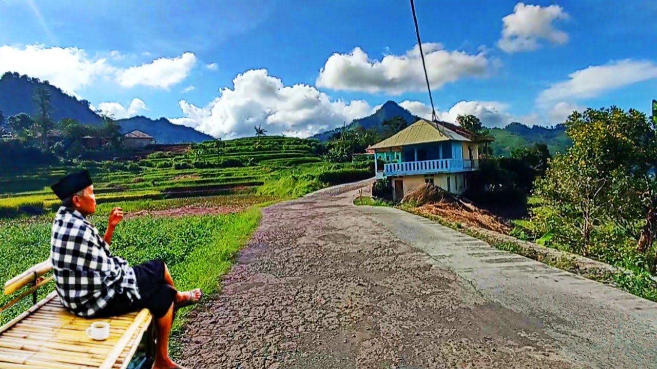 BEAUTIFUL SWITZERLAND SUKAMAKMUR !! WARUNG KOPI TENGAH SAWAH ,,PELOSOK PEDESAAN JAWA BARAT