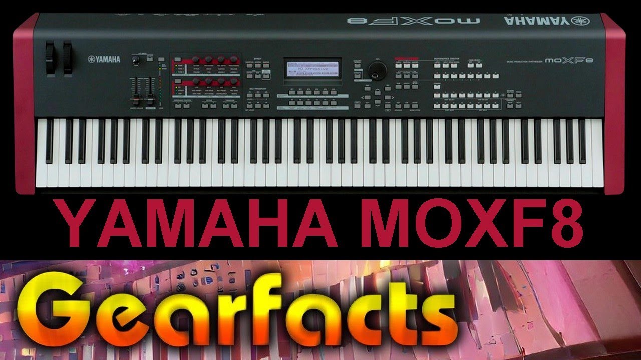 Yamaha MOXF8: Lightweight body, heavyweight sound!