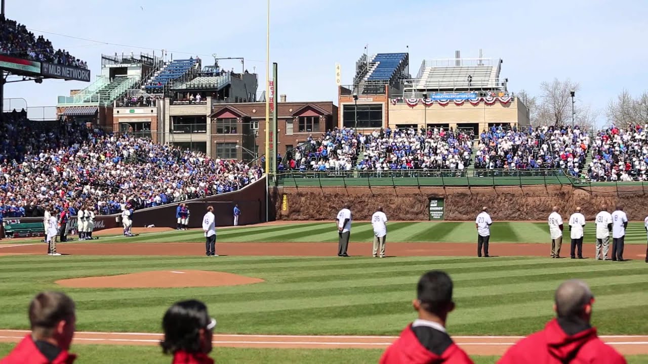 National Anthem Wrigley Field 100th Birthday