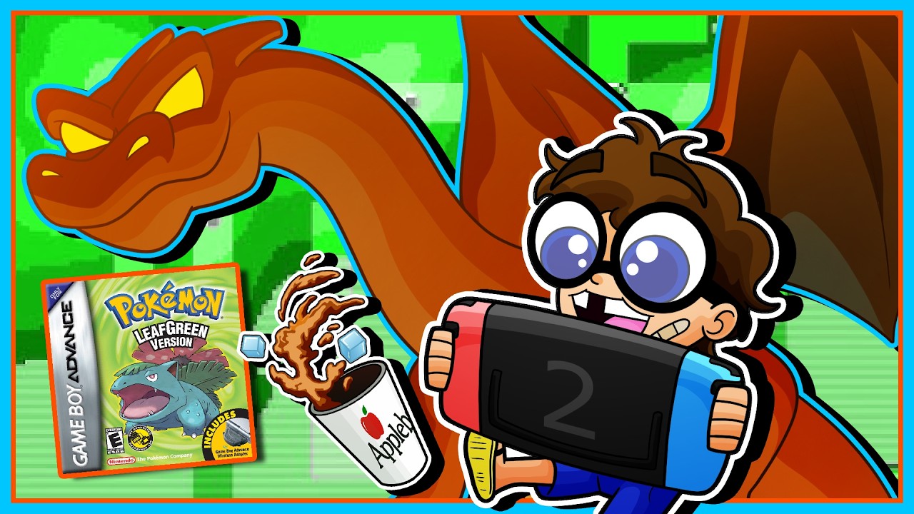Beating Pokémon LeafGreen Like a Kid Again!