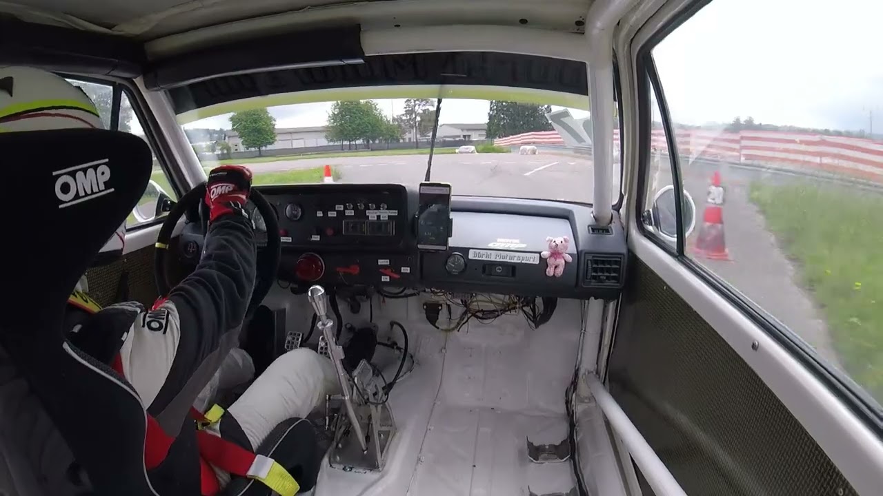 Slalom Auto-Renntage Frauenfeld 2023 / Roger Bürki VW Golf 1 / Antriebswellenschaden