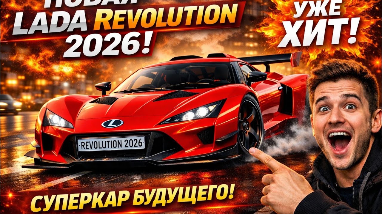 Lada Revolution 2026 &mdash; НОВЫЙ СУПЕРКАР РОССИИ? Ты не поверишь, что сделали с Ладой!