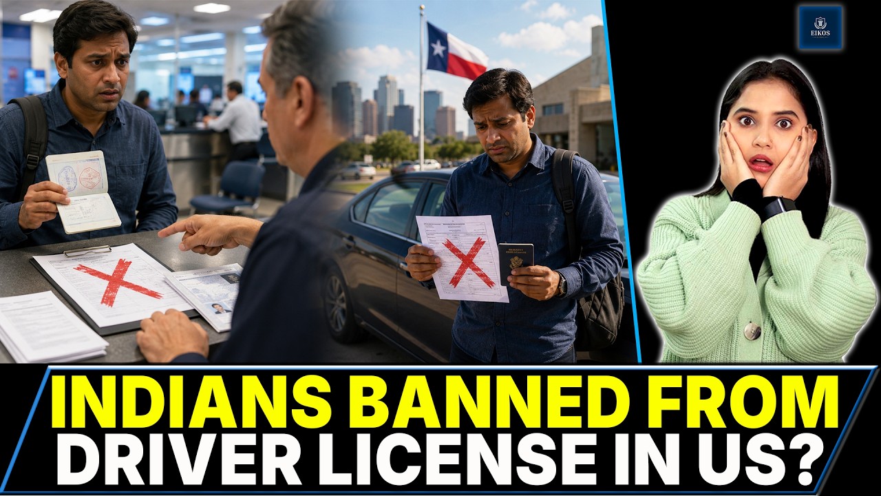 Indians In Texas Losing Driver License- H1B Visa Stamp Rule Change | July 2026 | EIKOS Global