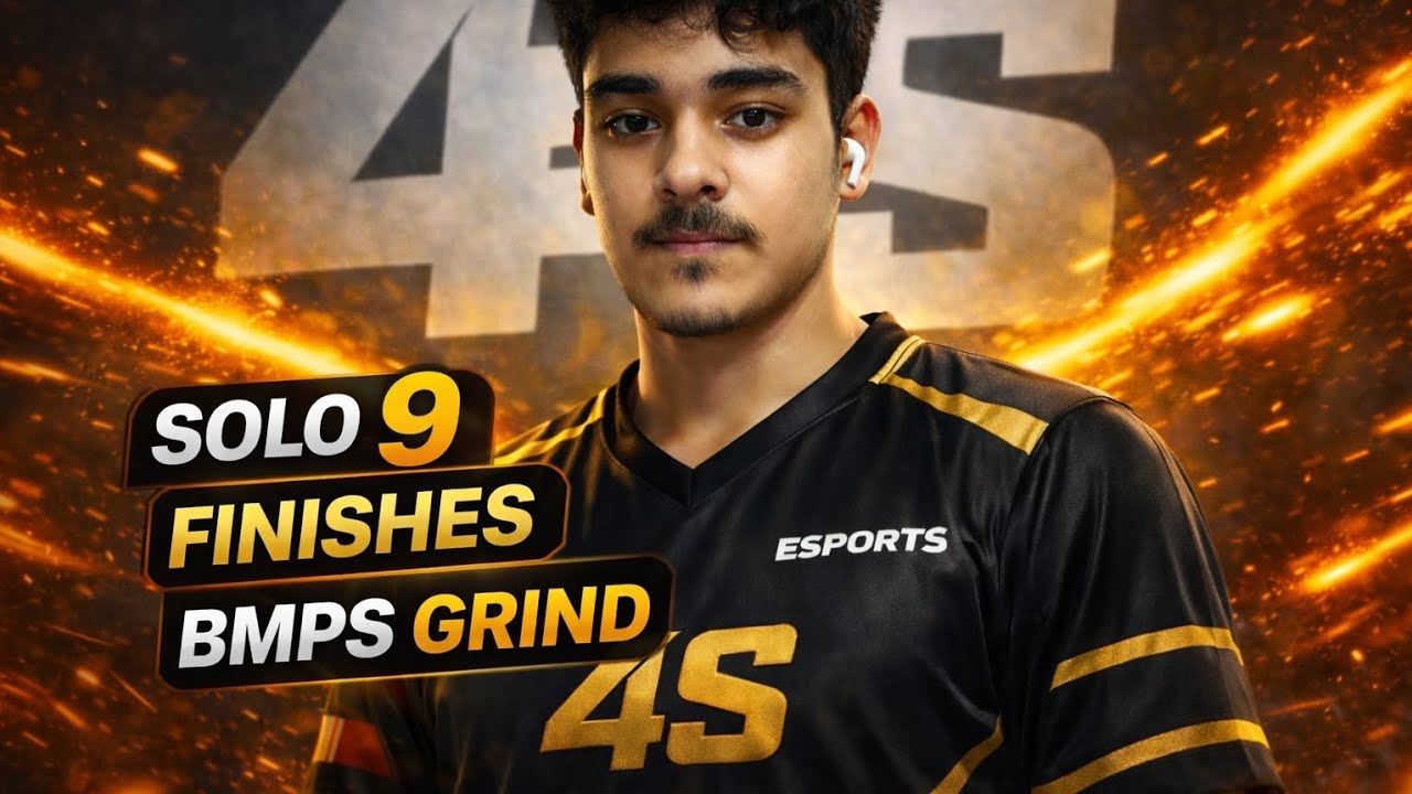 BMPS Grind - 9 Solo Finishes | Competitive BGMI Highlights  |  IQOO NEO 10R (120 FPS )