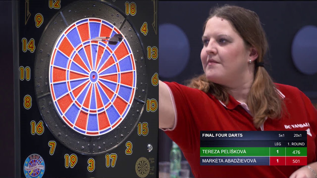 Semifinale – Markéta Abadžievová vs. Tereza Pelíšková | FINAL FOUR DARTS 2018