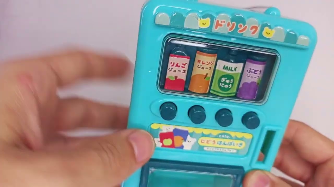 REVIEW MINI MÁQUINA DE BEBIDAS DA DAISO JAPAN BRASIL!! VENHA CONFERIR ESSA FOFURA!! KAWAII DEMAIS!!