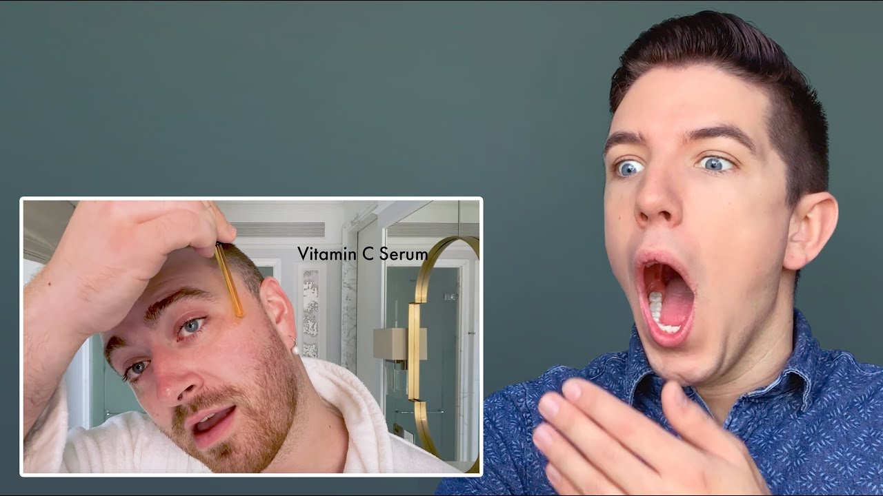 Specialist Reacts to Sam Smith's Skin Care Routine