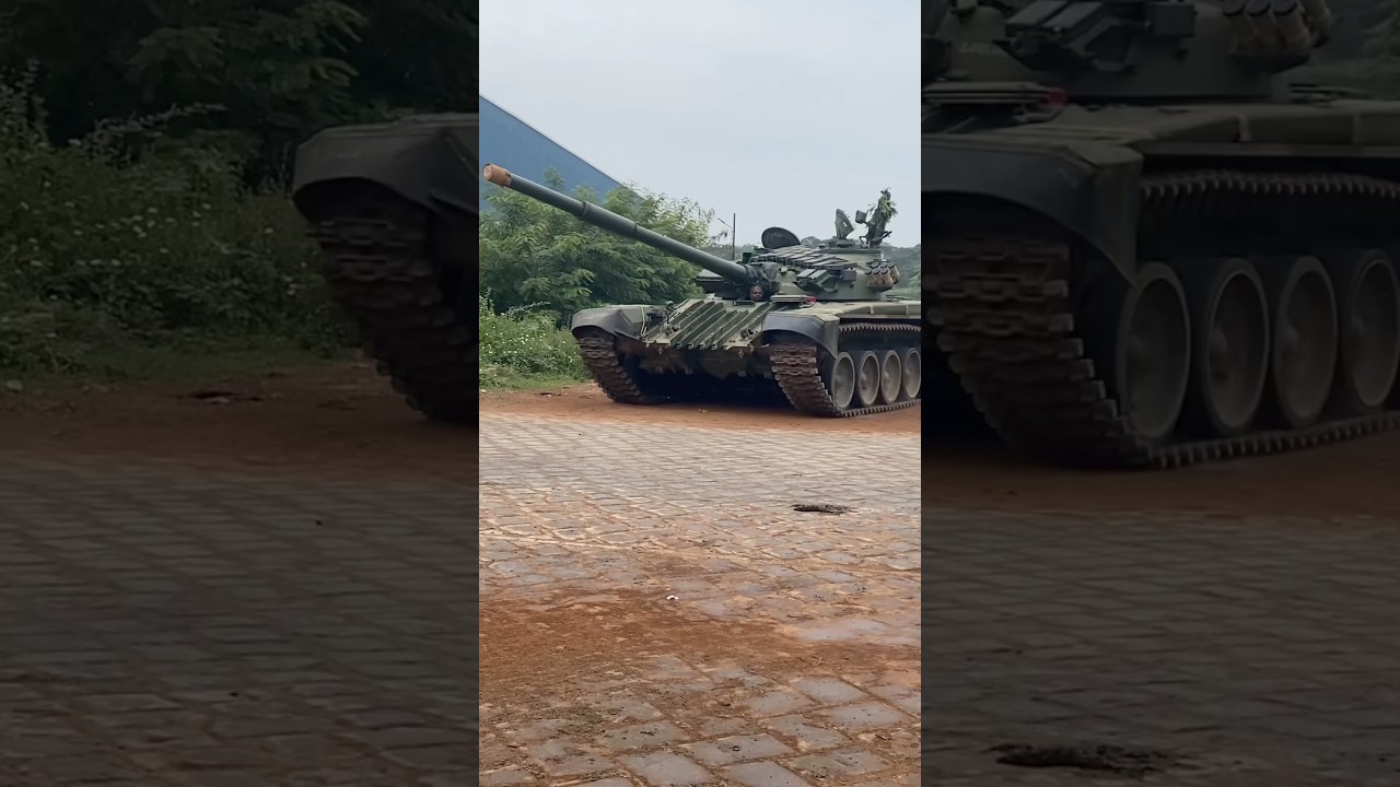 India army T-72 Tank honking | 