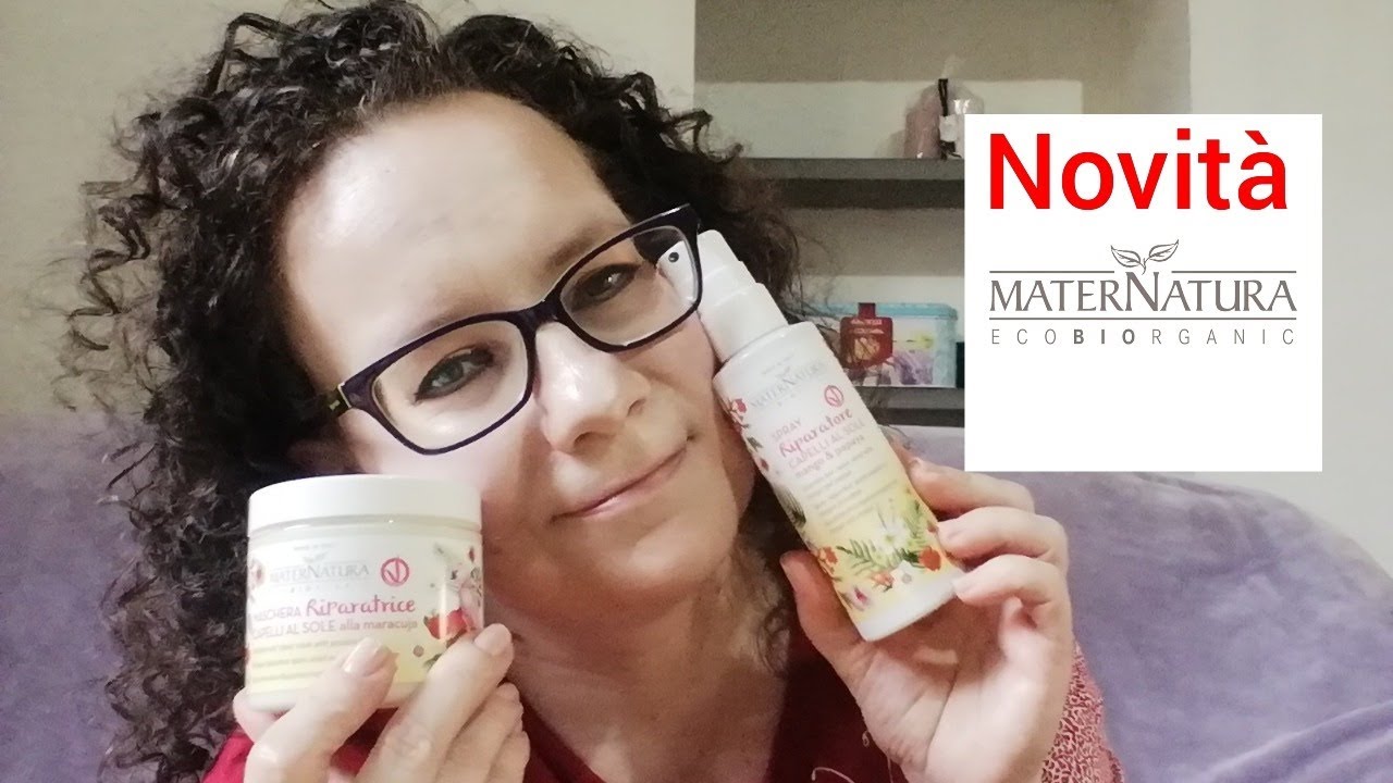 NOVIT&Agrave; MASCHERA CAPELLI RIPARATRICE CAPELLI AL SOLE E SPRAY MATERNATURA 🌞🏊&zwj;♂️