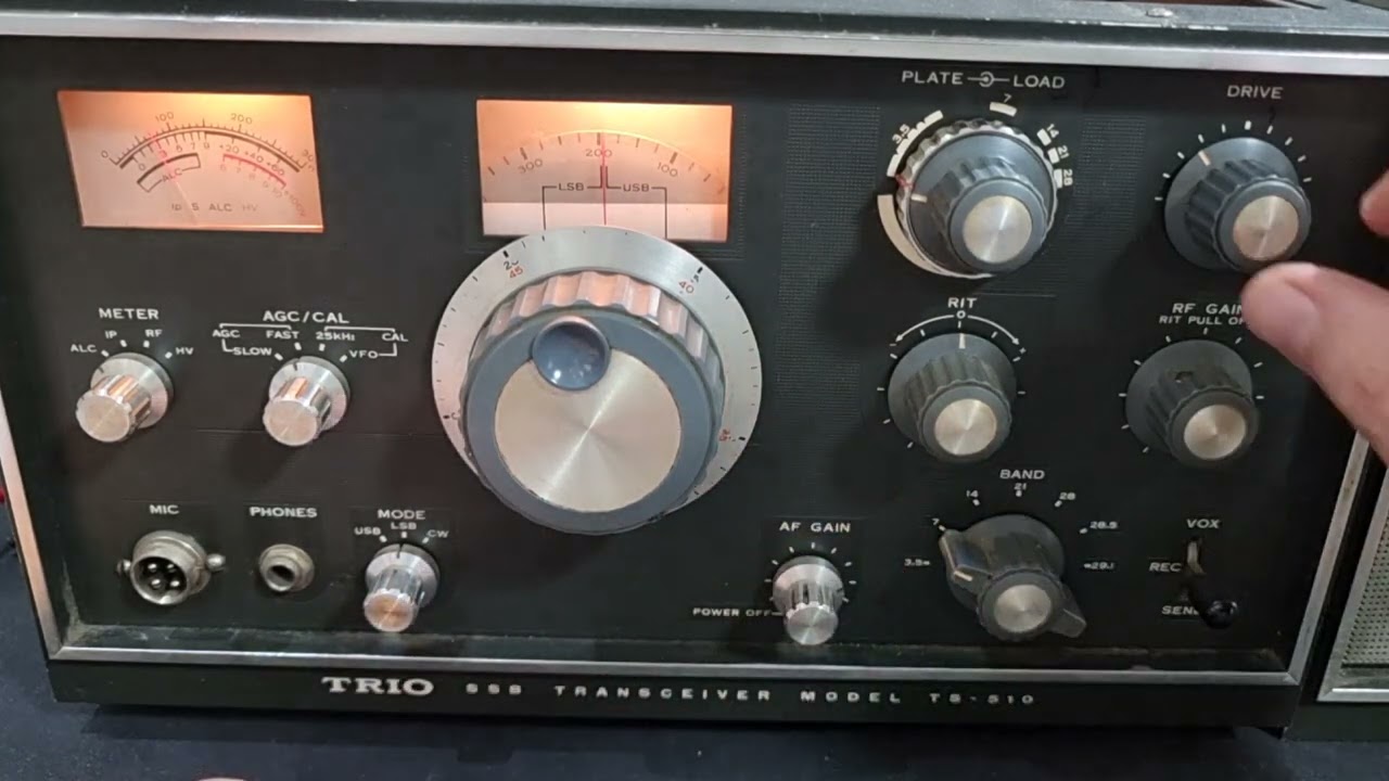 Trio / Kenwood TS-510 first power up