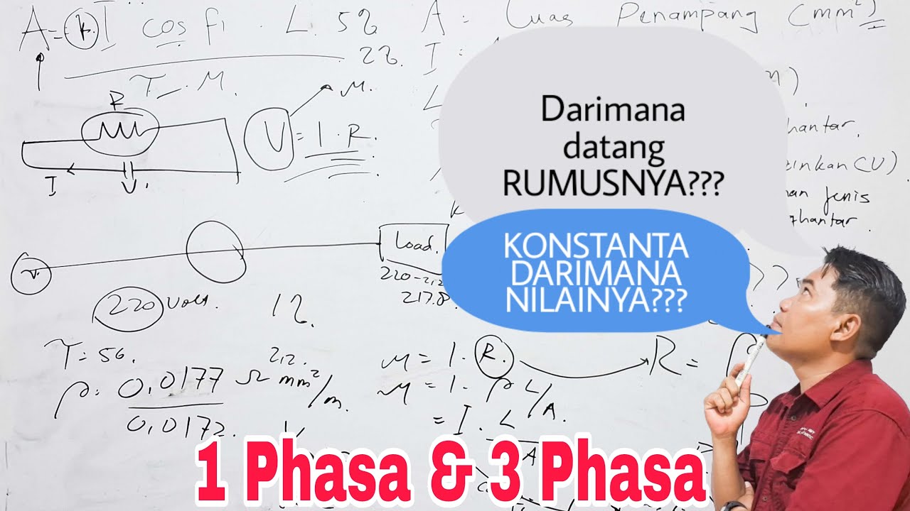 Penjelasan Rumus Luas Penampang Kabel