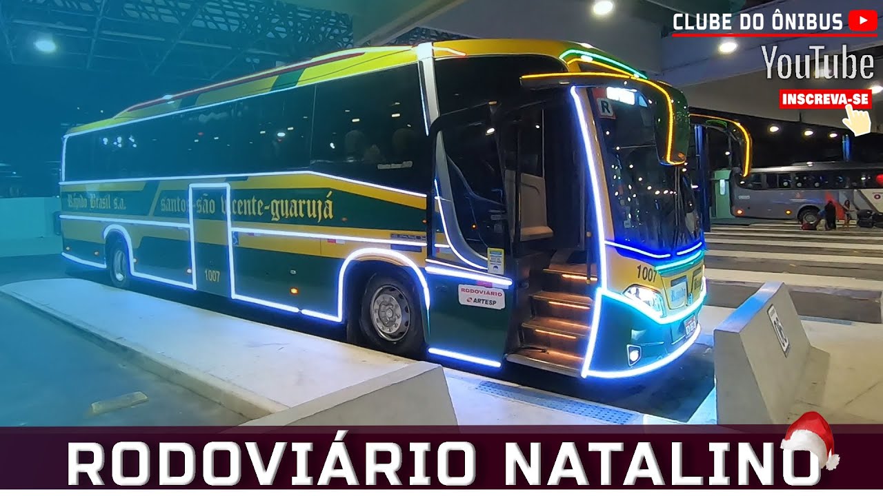 R&Aacute;PIDO BRASIL - BUSSCAR VISSTA BUSS 340 NATALINO + DETALHES INTERNOS
