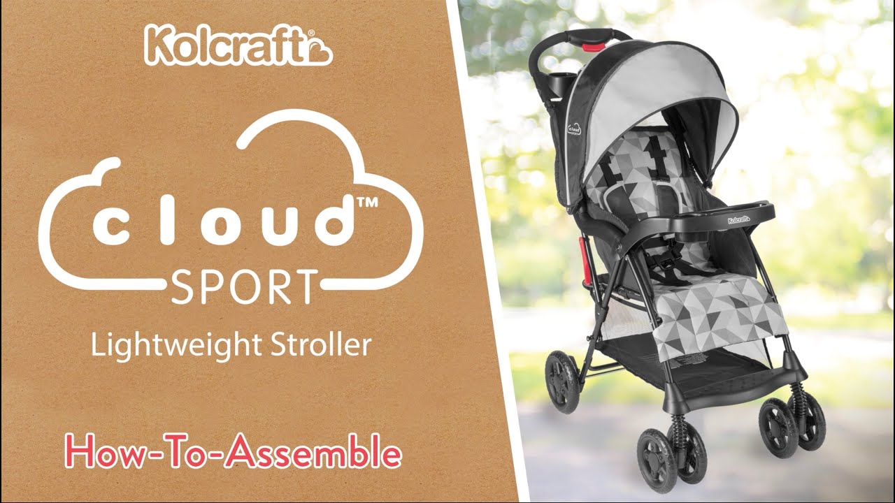 Kolcraft Cloud Sport Assembly Instructions (Model KL030)