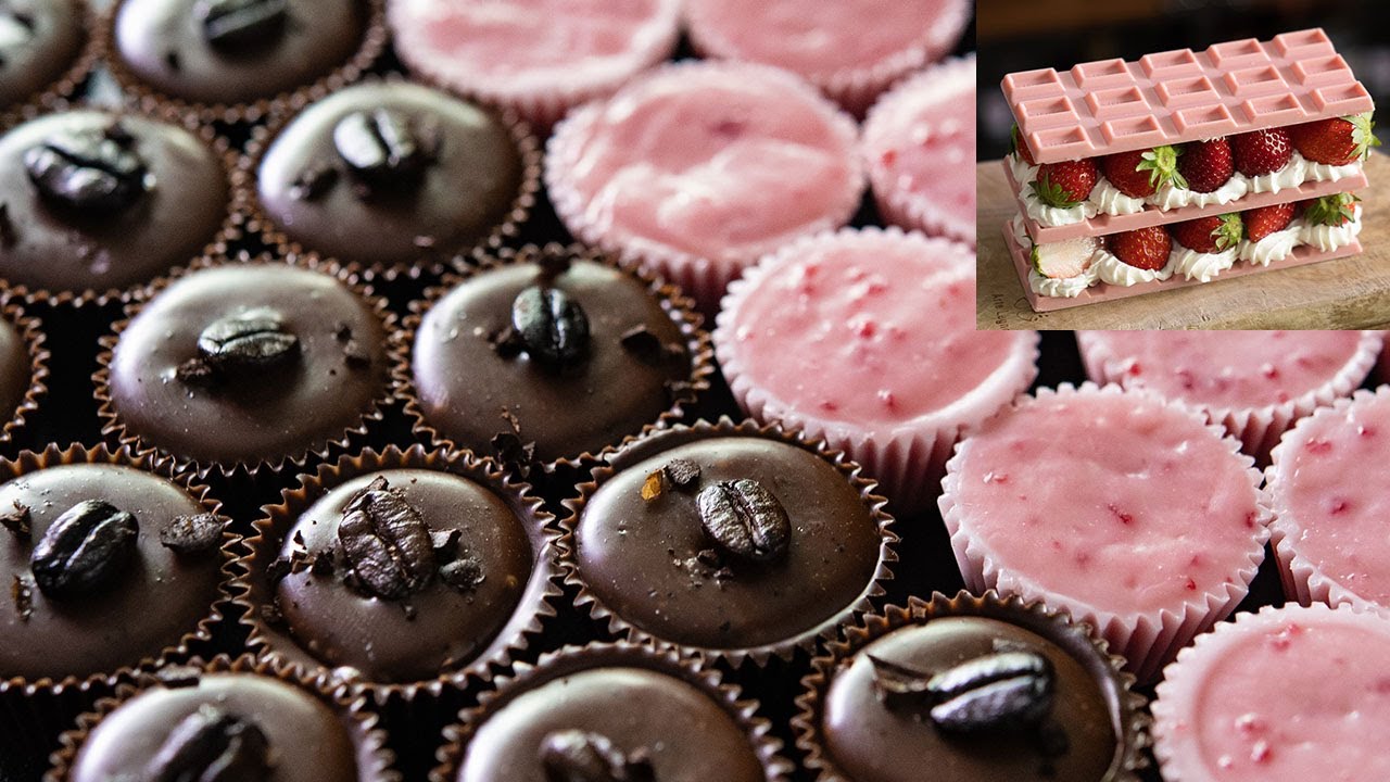 Как сделать Легкий Кофе и Ягодные шоколадные конфеты Bonbon