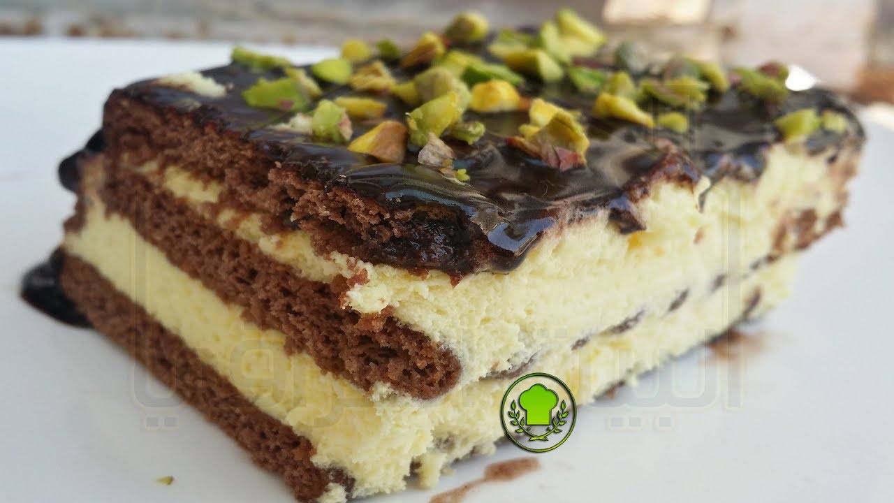 كيكة باردة بحشوة وطعم جديد كليا وطعم لا يقاوم