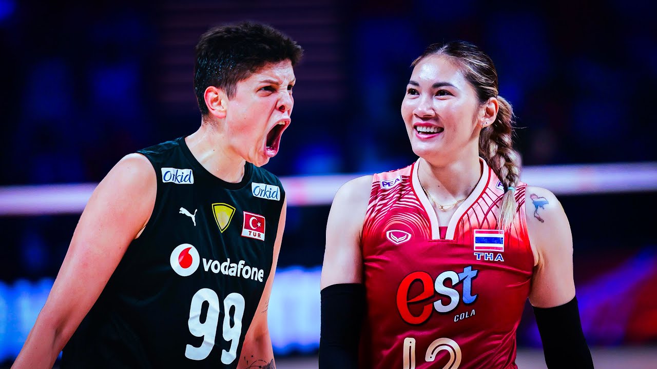 Hattaya Bamrungsuk vs Ebrar Karakurt | Thailand vs Turkiye | Women's VNL 2024