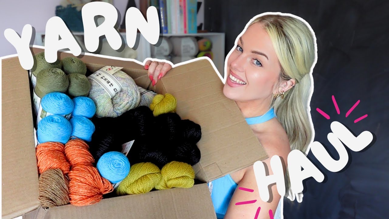 GIANT yarn haul + project plans! Trying new yarns & restocking some of my favorites