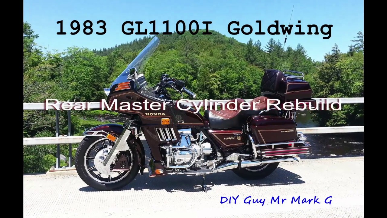 1983 Honda Goldwing GL1100I Rear Master Cylinder Rebuild