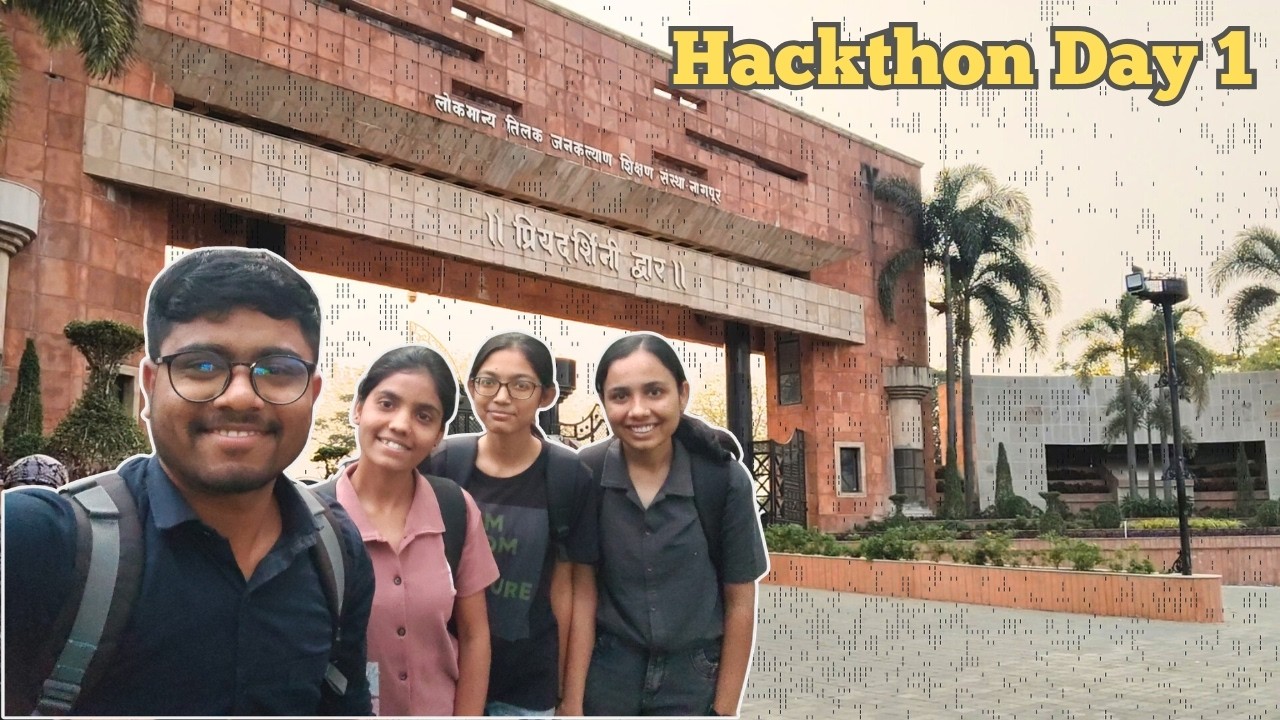 Hackthon ki masti and Technical Inovation with sisters | Hackthon Day 1