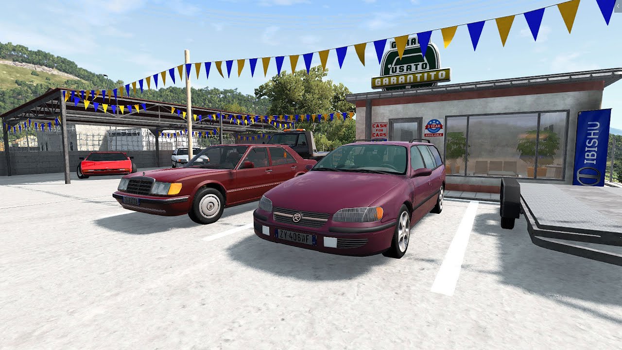 BeamNG || Roth Alpha - Opel Omega B || Driving with Logitech G27