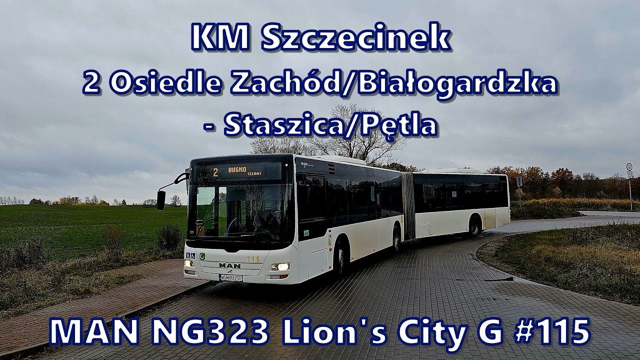 KM Szczecinek - linia 2, MAN NG323 Lion's City G #115