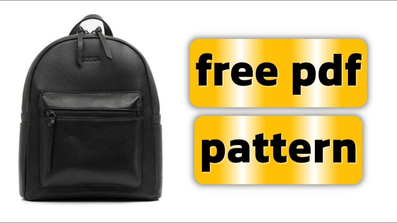 free pdf Pattern for leather bags