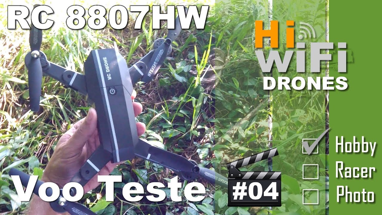 DJI Mavic PRO, até parece! - Parte 4/4 - Teste de Voo: RC Drone 8807 Foldable Camera Wifi FPV
