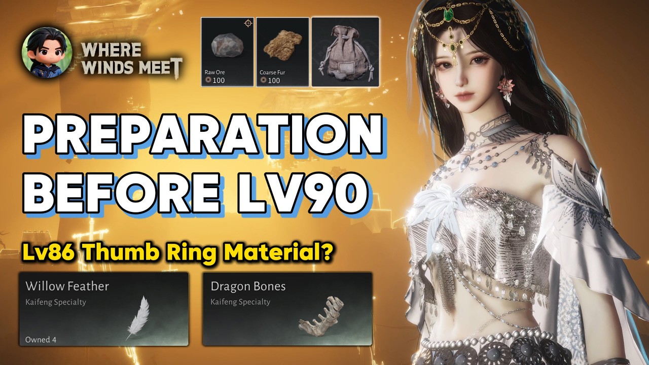 What should you prepare before lv 90?