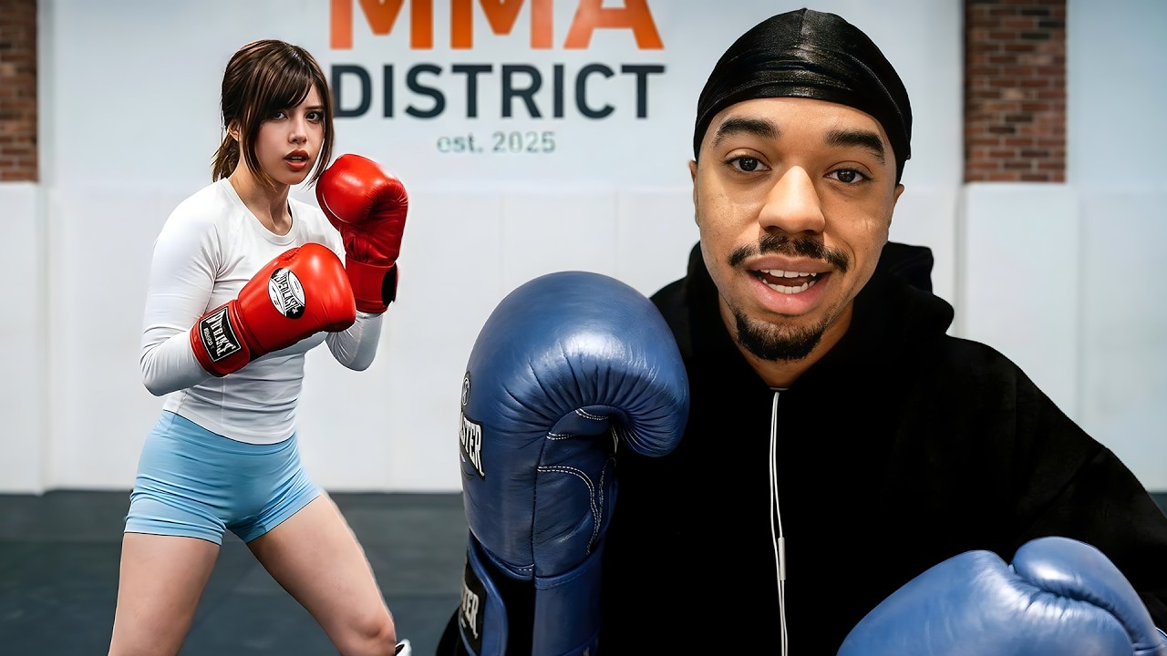 i couldn't keep up with her... MMA Training with Syanne