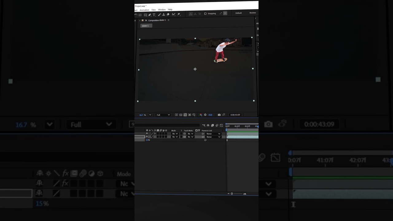 Masking Fast moving Subjects in videos inside AfterEffects 2025#aftereffects #aftereffects_tutorial