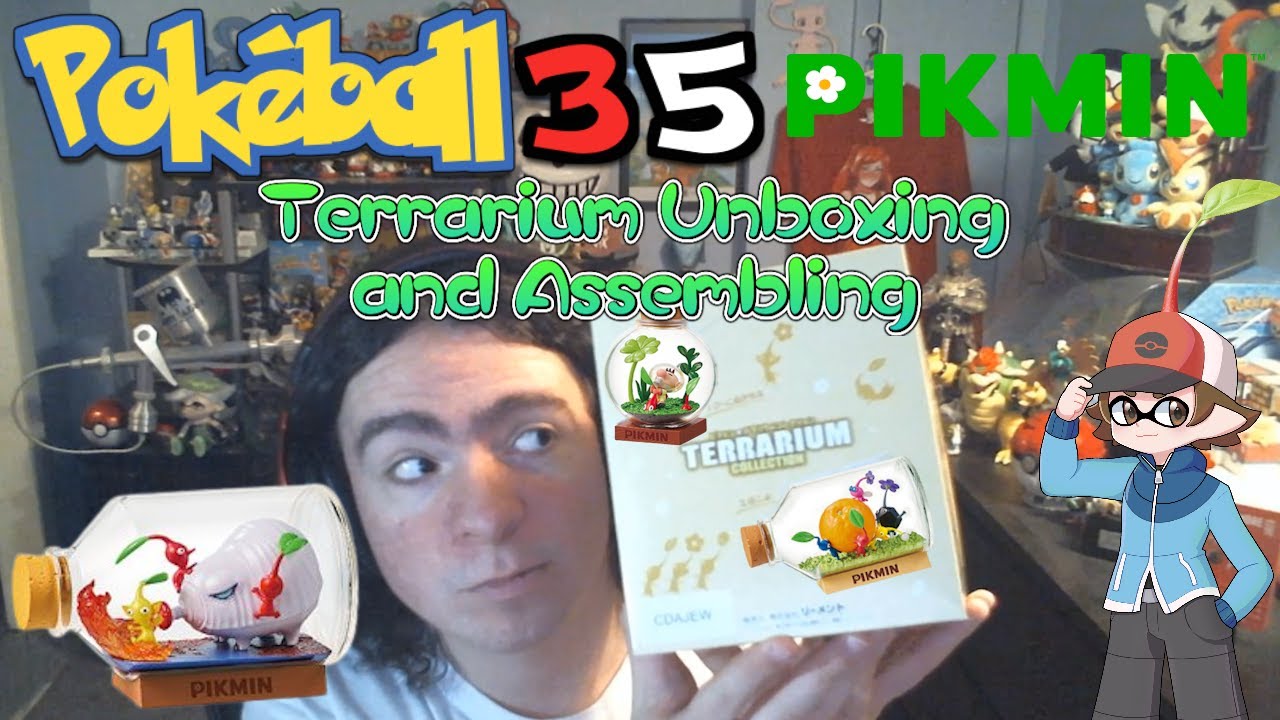 Unboxing and Assembling the Pikmin Terrarium Collection! - | Stream Highlights |