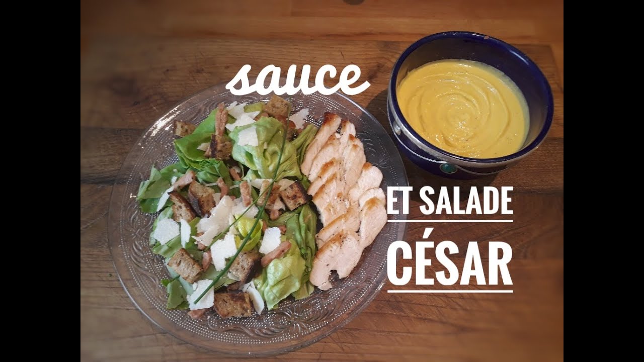 SALADE & SAUCE CESAR façon POPOTE👩🏼‍🍳