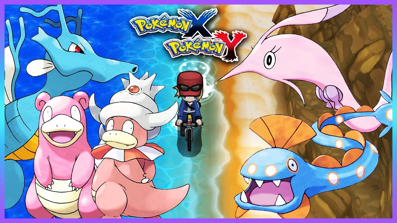Pokemon X & Y - How to Get Slowbro,Slowking,Kingdra,Gorebyss & Huntail