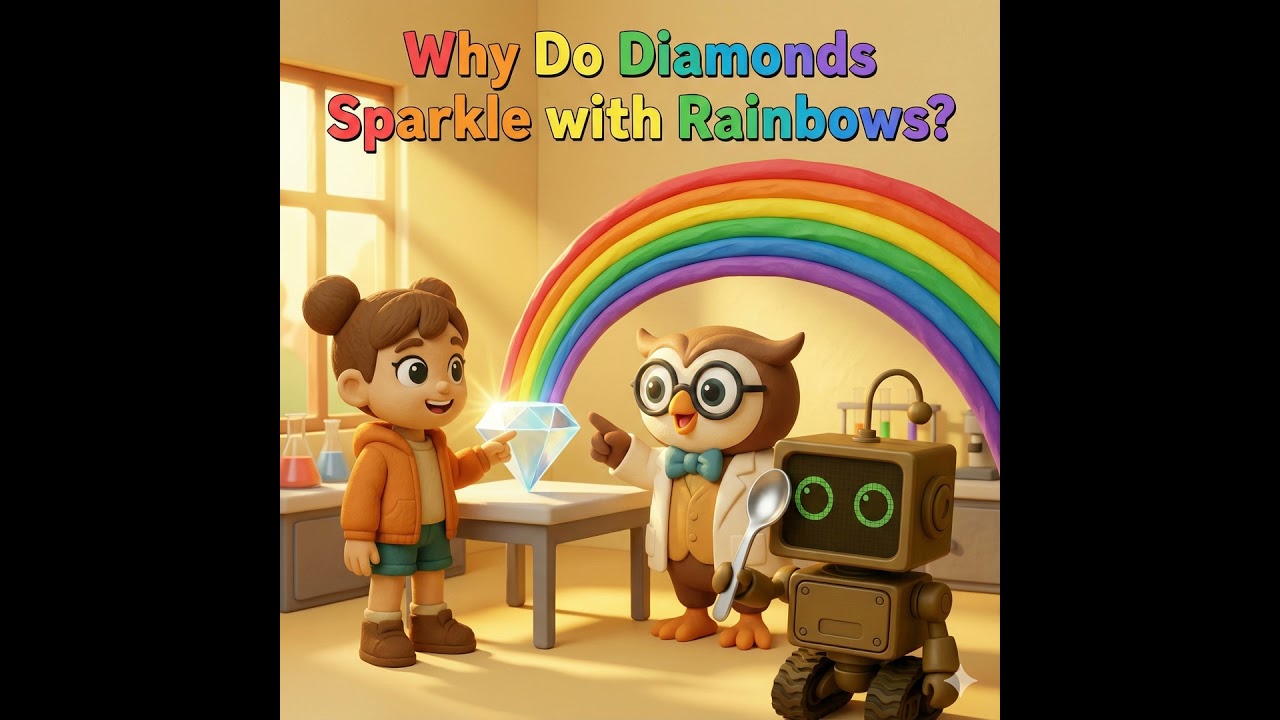 Why Do Diamonds Sparkle with Rainbows?