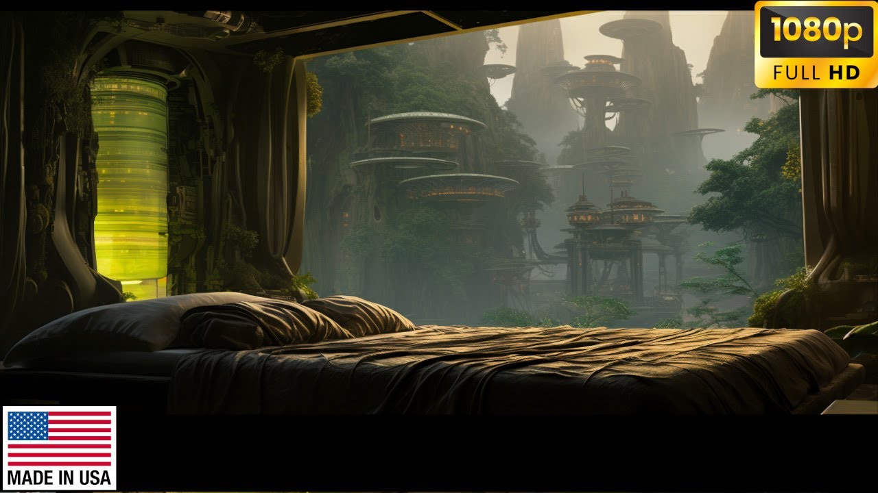 Rain Sounds for Sleep | Star Wars Ambience | Storm on kashyyyk w/ Relaxing Music