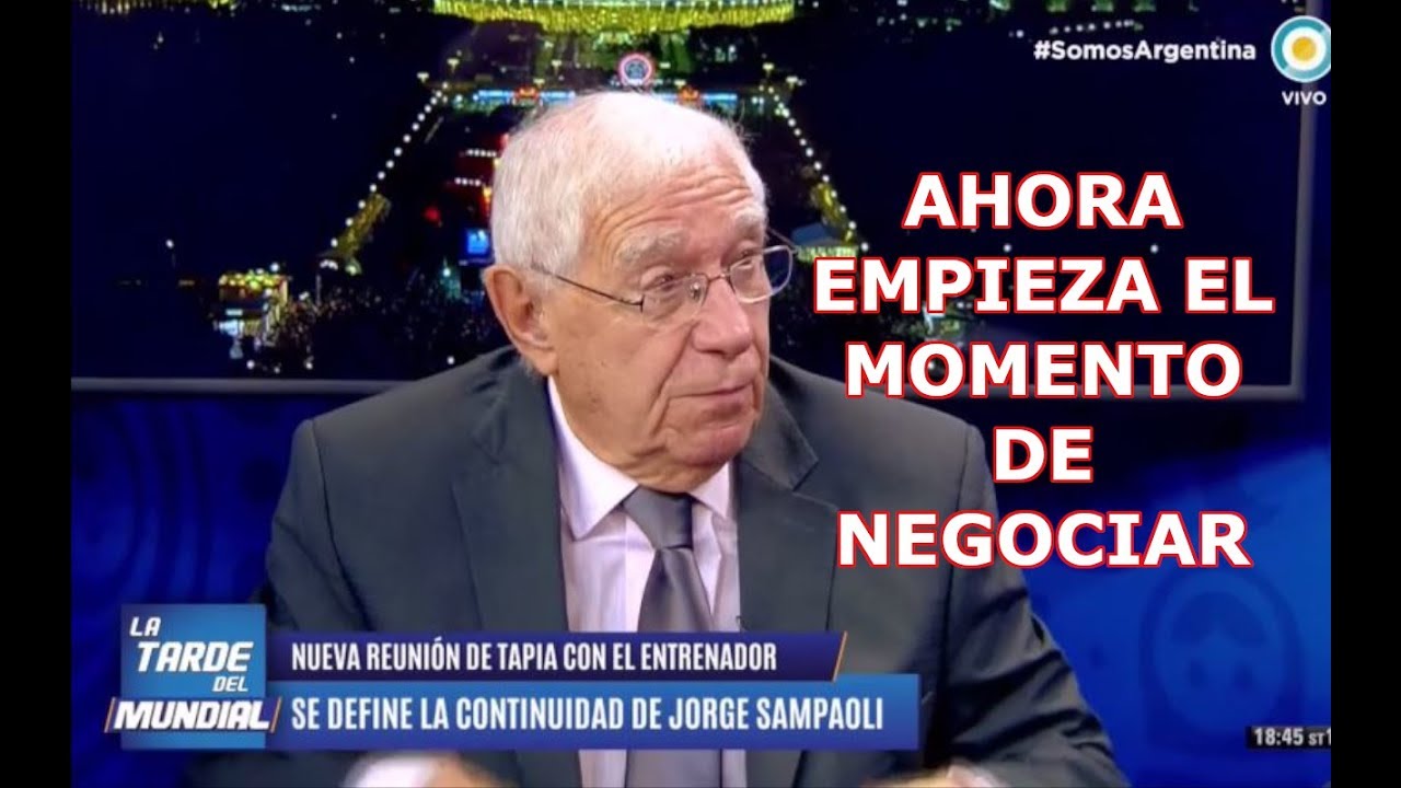 El abogado de Sampaoli esta viajando desde Europa para reunirse con Tapia