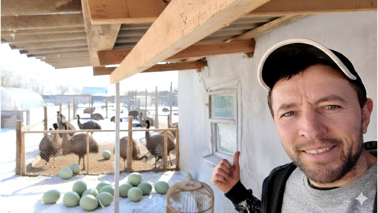«СТРАУСЫ на ХУТОРЕ!  Запускаем ферму, продолжаем ремонт 🦘🔨»