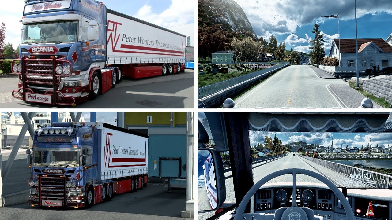 REALISTIC GRAPHICS IMMERSIVE EUROPEAN Trucking Peter Wouters Transport | Euro Truck Simulator 2